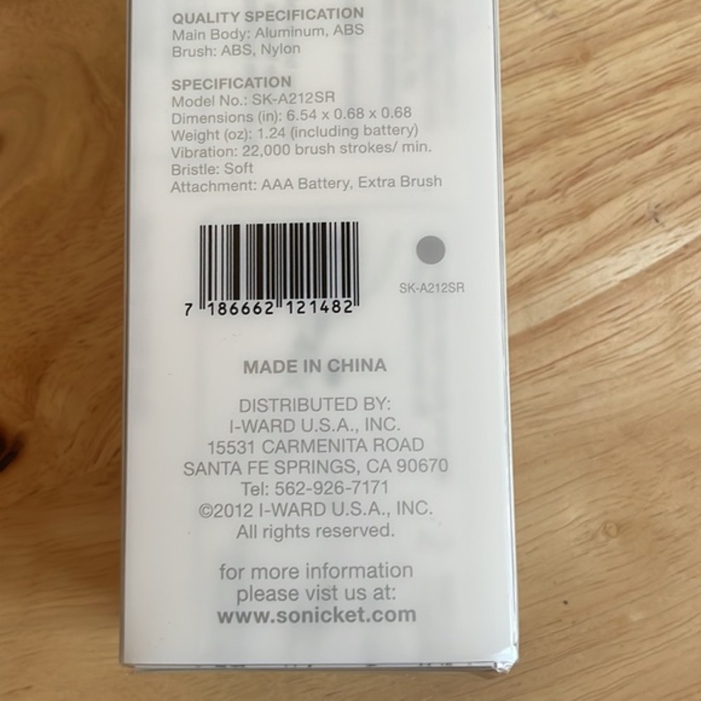 Sonicket Ultrasonic Battery Powered Tooth Brush ✨🦷🤍 - Picture 6 of 6